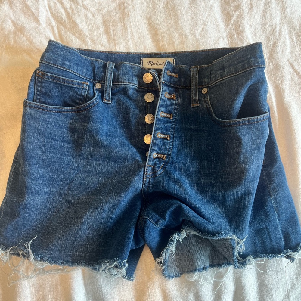 Madewell High-Rise Denim Shorts - Size 28